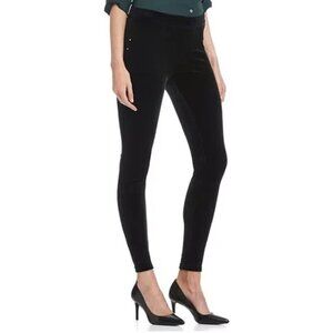 Calvin Klein | Stretch Velvet Leggings in Black Pull On | Size 2X
